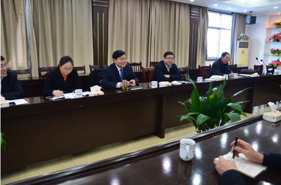 天長市市委書記金維加一行深入藍德集團考察調研