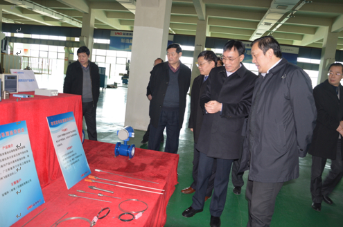 滁州市委常委、市紀委書記李玉平等一行來藍德集團考察調研